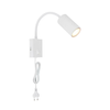 Globo 57911WW - Fleksibilna zidna lampa ROBBY 1xGU10/25W/230V bela