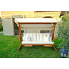 Hanah Home Baštenska ljuljaška Luna Deluxe 2600 200x200x70cm Bež