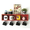 Hanah Home Kuhinjska polica 70x21x10cm Crveni