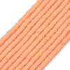 Perle od polimerne gline 6*1 mm narandzasta