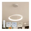 Brilagi - LED prigušiva luster na sajli FALCON SLIM LED/42W/230V O 50 cm bela + daljinski upravljač