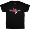 Tom Petty & The Heartbreakers Majica Heart Logo Unisex Black S