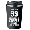 shumee Vrhunska termo skodelica s potiskom za težave s kavo 350 ml KT_094