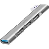 LogiLink LogiLink UA0436 USB-A Hub, 4-portni, aluminij, 1x USB 3.0