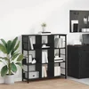 Polica Crni hrast 102 x 32 x 104,5 cm Konstruirano drvo