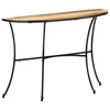 Vidaxl Stranska mizica 110x40x77 cm trden mangov les
