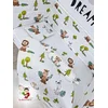 Bubamara037 Set za krevetac sa ravnom ogradicom, 120x60cm, Šareni