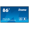 Prikazovalnik LED IIyama 218 cm (86,0) LH8675UHS-B1AG 3840x2160 60Hz IPS 3xHDMI DisplayPort WiFi RJ45 RS232-In-Out 2xUSB2.0 IR zvočniki 2x10W NTSC72% 1400:1 500 cd/m2 Android OS 11