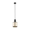 Argon 4248 - Luster na sajli HERMAN 1xE27/15W/230V mesing/crna