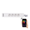 Produžni kabl sa prekidačem 1,8 m, 4x USB i Wi-Fi (Tuya), SCHUKO