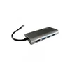 LC POWER LC-HUB-C-MULTI-5 USB Type C Hub, čitač kartica, charging, RJ45, HDMI, Crni