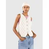 24 Colours 41285A Knitted Vest Pullover white