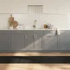 Tepih pravokutni crni 60 x 500 cm od bambusa