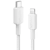 Anker 322 USB-C to Lightning pleten kabel, 1,8 m, bel (A81B6G21)