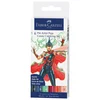Flomaster Pitt artist 6boja Comic Colouring Faber-Castell 267196 sortirano blister
