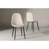 Venture Design Jedilni stol 2 kosa Polar 53x88x46 cm bež in črna