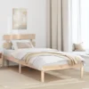 Krevetna konstrukcija Smeđa 80 x 200 cm Čvrsto borovo drvo