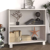 Komoda HAMAR bijela 85 x 35 x 80 cm od masivne borovine