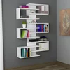 Hanah Home Polica 75x161,3x21,7cm Bela