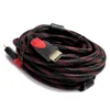 HDMI kabal na HDMI 10m crno/crveni