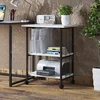 Hanah Home višenamenska polica Dh Cuddy, 60 cm, bela