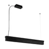 EGLO LED viseća lampa AUROTONELLO crna sa kristalima 117 cm 39826