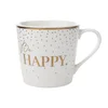 Florina Gold Happy keramična skodelica 400ml