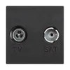 CLASSIA TV/RD UTIČNICA RF-M/RF-Ž/10dB/75OHM ZAVRŠNA 2M CRNA