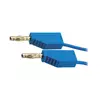 Kabl ban 4mm SR - ban 4mm SR plavi MC, 2m