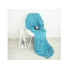 Pletena odeja modra 120 x 150 cm EMI