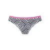 BUFFALO Bikini hlačke staro roza/črna/off-bela