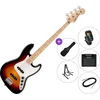 Fender Squier Affinity Series Jazz Bass MN WPG SET 2 3-Color Sunburst Električna bas kitara