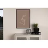 Venture Design Plakat Siluette 30x40 cm rjave barve