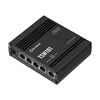 Teltonika stikalo Giga 5-port 4x PoE 60W DIN Mini kovinsko ohišje TSW101