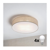 Brilagi - LED plafonsko svetlo SIRIJA 4xE27/60W/230V O 60 cm bež