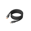 KSIX BCL060WAT02 KABL USB-C NA USB-C, 60W, MAGNETNI, Pleteni, 1M