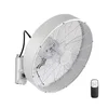 ZEVENTI - Zidni ventilator FANNY 50W/230V mat hrom + daljinski upravljač