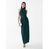 BWLDR Obleka Cherise temno zelena