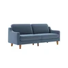 ATELIER DEL SOFA Sofa sa 3 sedišta Robin 3 Ocean Blue Walnut
