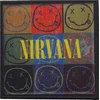 Nirvana Distressed Happy Face Blocks Našitek za šivanje