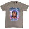 Notorious B.I.G. RIP Airbrush Grey M Majica