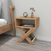 Hanah Home pomoćni sto X Legs, 43 cm, atlantski bor