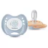 Baboo Soothers Silicone Symmetrical with Case duda Blue Haze 6-12 m 2 kos
