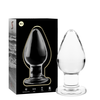 Ibiza Nebula Model 3 Anal Plug Borosilicate Glass 11x5cm Clear