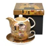 Skodelica in vrč Gustav Klimt Poljub elegantno porcelanasto darilo