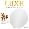 shumee Podstavek za torto, bel, 28 cm, debelina bobna za torto 1,2 cm, luksuzni, Brand4Cake