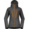 Bergans Cecilie Mountain Softshell Jacket Solid Dark Grey/Cloudberry Yellow S