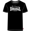 LONSDALE Majica COLSBROOKE črna / bela