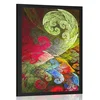 Plakat čarobni abstraktni pastelni listi - 60x90 no frame