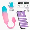 InToYou App Series NexEgg Motion Vibrating Egg with Thrusting App Pink-Turquoise